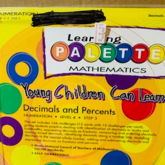 3 Learning Palette Bases & 3 Activity Disks for Gr. 3-4 -Math - Picture 5 of 16